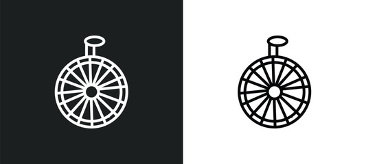 Poster - voice acting line icon in white and black colors. voice acting flat vector icon from voice acting collection for web, mobile apps and ui.