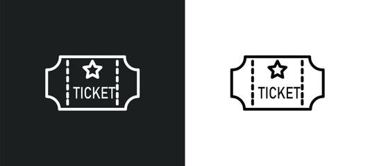 Poster - voice acting line icon in white and black colors. voice acting flat vector icon from voice acting collection for web, mobile apps and ui.