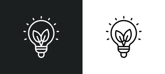 Aufkleber - line icon in white and black colors. flat vector icon from collection for web, mobile apps and