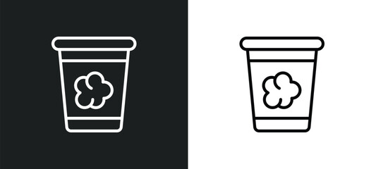 Poster - dough toy line icon in white and black colors. dough toy flat vector icon from dough toy collection 