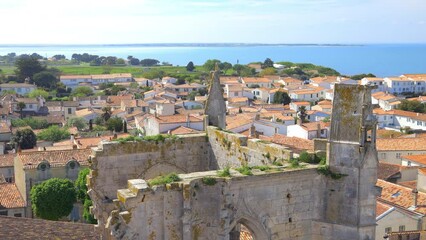 Wall Mural - Remains of the north transept of the Saint-Martin church in Saint-Martin-de-Ré, France