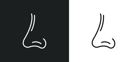 Poster - male e of a line icon in white and black colors. male e of a flat vector icon from male e of a collection for web, mobile apps and ui.