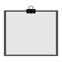 clipboard with blank paper