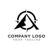 © pw unity - Premium Modern Vector Logo Mountain For Company Logo With Abstract Letter A Identity & Shield Logo