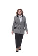 © ASDF - in full growth. confident mature woman stepping forward