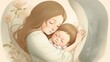 © Victoria Prism - Whimsical Wonders: Illustrated Magic between Mother and Baby