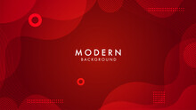 Abstract Colorful Red Curve Background