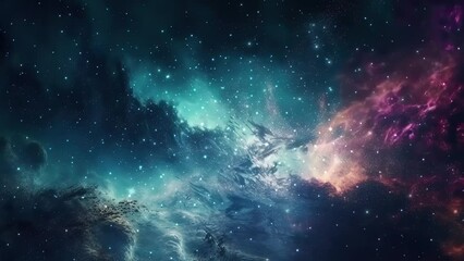 Wall Mural - galaxy and nebula. abstract space background. endless universe with stars and galaxies in outer spac