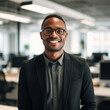 © Djomas - Beautiful positive office manager ai generated