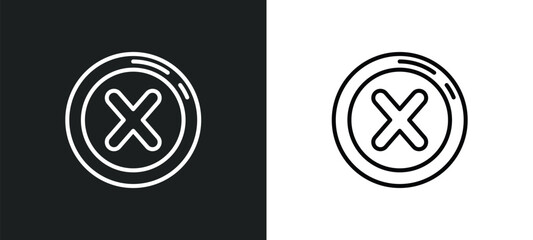 Poster - traffic line icon in white and black colors. traffic flat vector icon from traffic collection for web, mobile apps and ui.