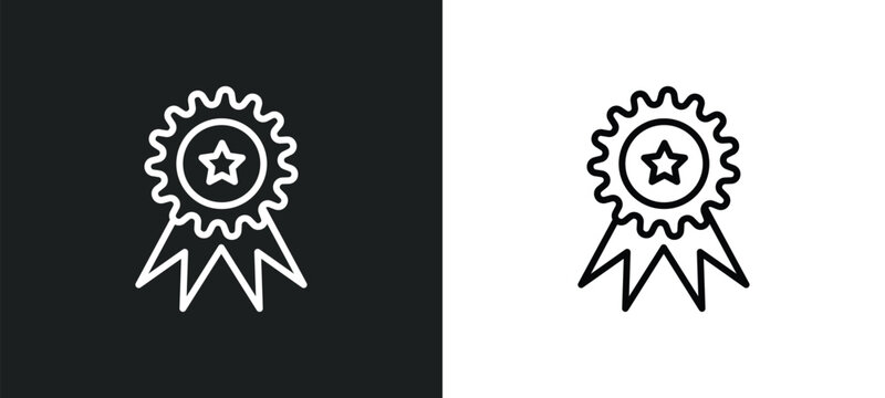premium line icon in white and black colors. premium flat vector icon from premium collection for web, mobile apps and ui.
