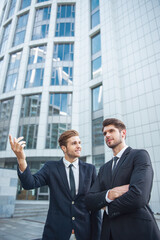 Wall Mural - Handsome young businessmen