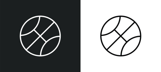 Poster - line icon in white and black colors. flat vector icon from collection for web, mobile apps and