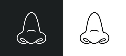 Poster - e line icon in white and black colors. e flat vector icon from e collection for web, mobile apps and ui.