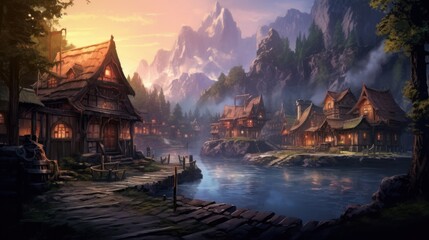 Fantasy RPG Surroundings Game Artwork