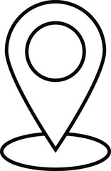 Poster - pin pointer location icon vector . location, pin, pointer icon symbol design