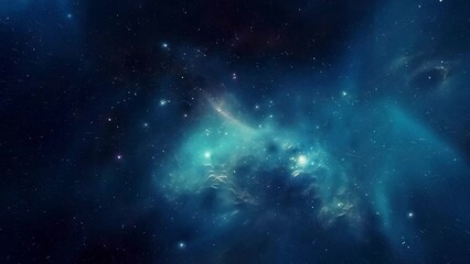 Wall Mural - cosmic background. flight through the galaxies.
