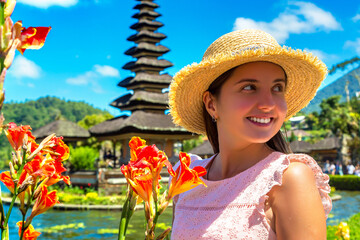 Sticker - Pura Ulun Danu Beratan Bedugul temple