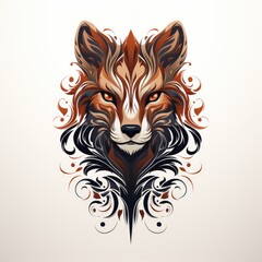 Poster - tiger head vector illustration