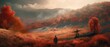 © Daunhijauxx - people standing autumn hill landscpe