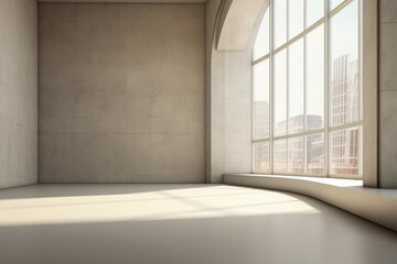 Poster - Architecture background lights. Generate Ai