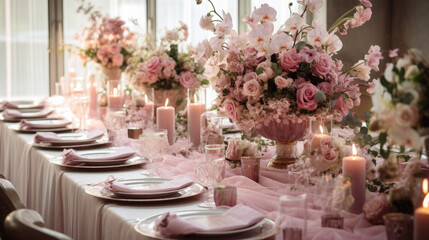 wedding table setting