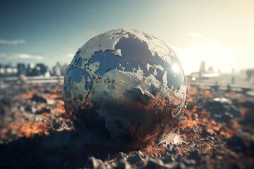 Poster - Download earth 3d. Generate Ai