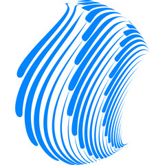 Fototapete - Abstract background with waves. Angles