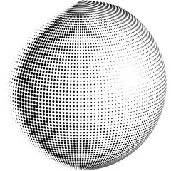 Aufkleber - disco ball isolated on white