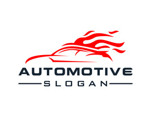 Leinwandbilder - Logo about Automotive and Car on a white background. created using the CorelDraw application.