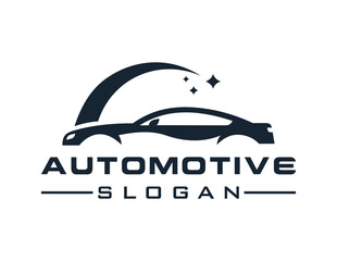 Leinwandbilder - Logo about Automotive and Car on a white background. created using the CorelDraw application.