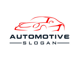 Leinwandbilder - Logo about Automotive and Car on a white background. created using the CorelDraw application.