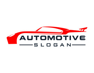 Leinwandbilder - Logo about Automotive and Car on a white background. created using the CorelDraw application.