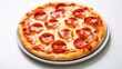 © Neural Pixels - Traditional italian pizza. Delicious taste pepperoni pizza. Generative AI
