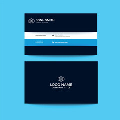 Creative modern professional business card template design