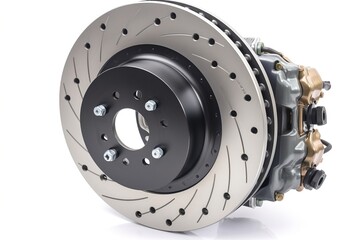 Poster - brake repair isolated on white background. AI generated