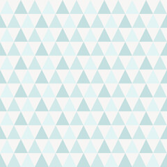 Wall Mural - abstract background of triangle geometric with monotone blue color. vector seamless pattern ready to