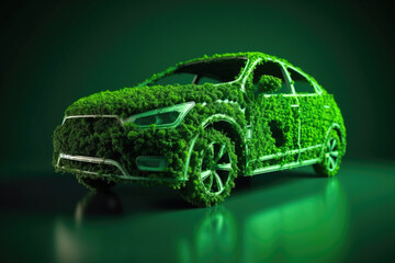 Car Connecting with Nature. Generative AI