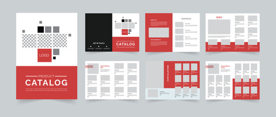 Modern Product catalog layout design or catalouge template