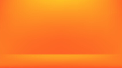 Wall Mural - Orange gradient abstract background. Studio empty background with modern look.