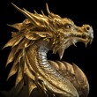 gold Olympus dragon wallpaper illustration 