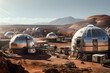 © Patrick Helmholz - Space station on planet Mars