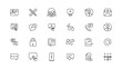 © RI Rafiq - Information technology line icons collection. Big UI icon set in a flat design. Thin outline icons pack.