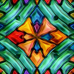 Poster - Seamless texture of abstract shiny colorful background 2D illustration