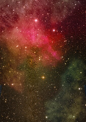 Wall Mural - small part of an infinite star field of space in the universe. 