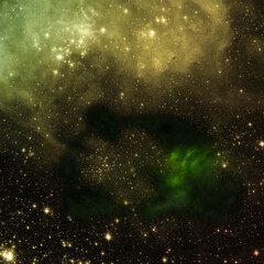 Wall Mural - small part of an infinite star field of space in the universe. 