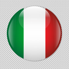 Wall Mural - Mexican Flag Icon With Gradient Mesh, Vector Illustration