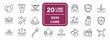 © Abbasy  Kautsar - Skin care line icons. Editable stroke. For website marketing design, logo, app, template, ui, etc. Vector illustration.