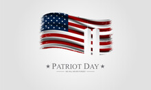 Patriot Day September 11th Background Vector Illustration