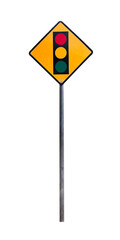 Poster - traffic light board sign isolated